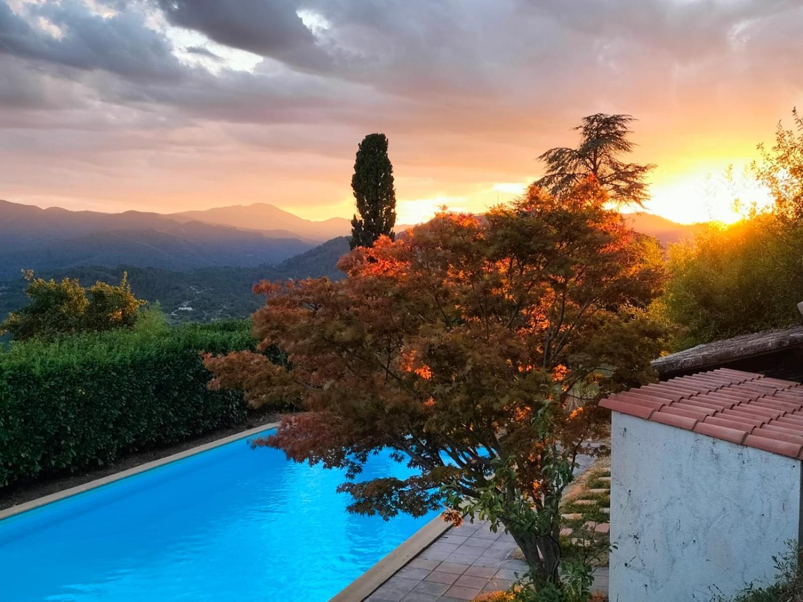 Chambre D'Hote Dans Mas Proche Anduze Cevennes Avec Piscine Mialet  外观 照片